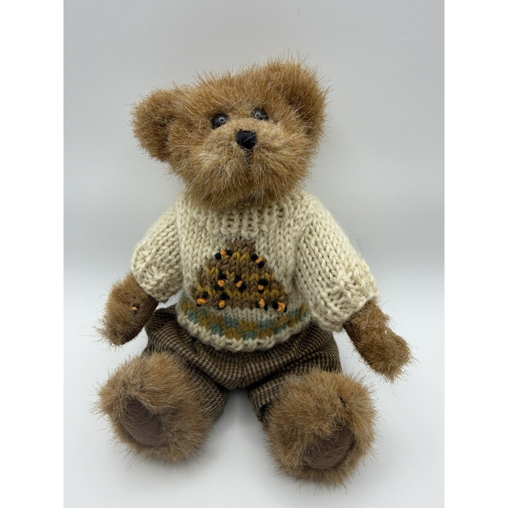 Vintage 1998 Boyds Bears Edmund T Bear - Beehive Sweater NWT Retired